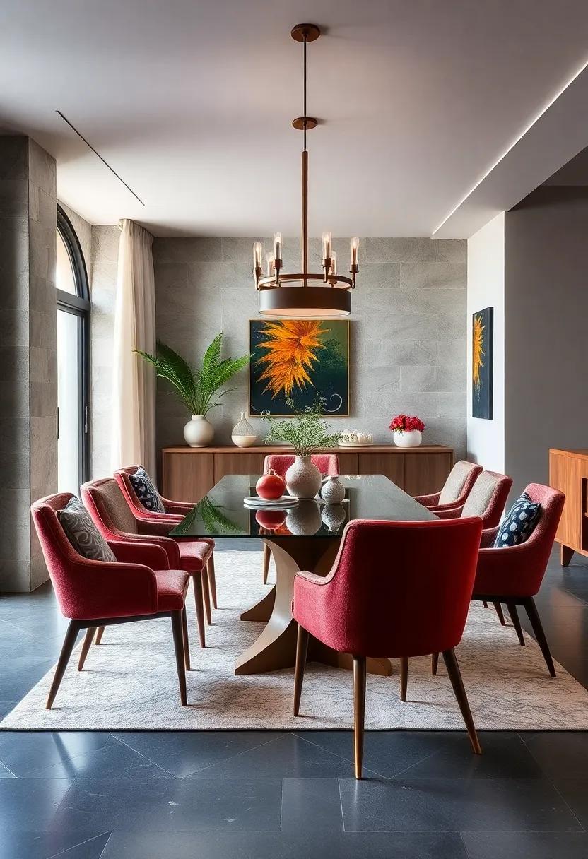 Mix and match your dining chairs—try combining styles like ⁢mid-century modern with traditional designs for an eclectic yet cohesive look