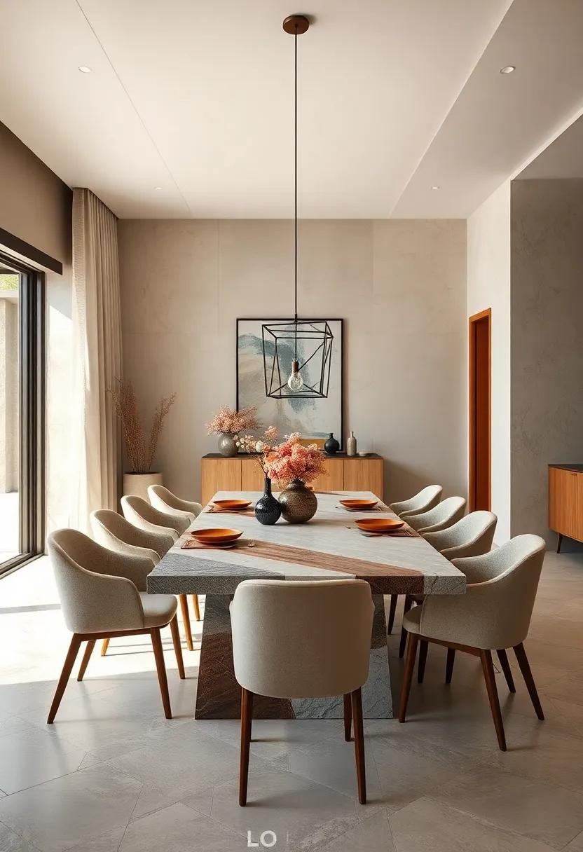 Opt​ for an extendable dining table crafted from mixed materials,which is perfect for accommodating guests while maintaining a⁢ chic⁣ look