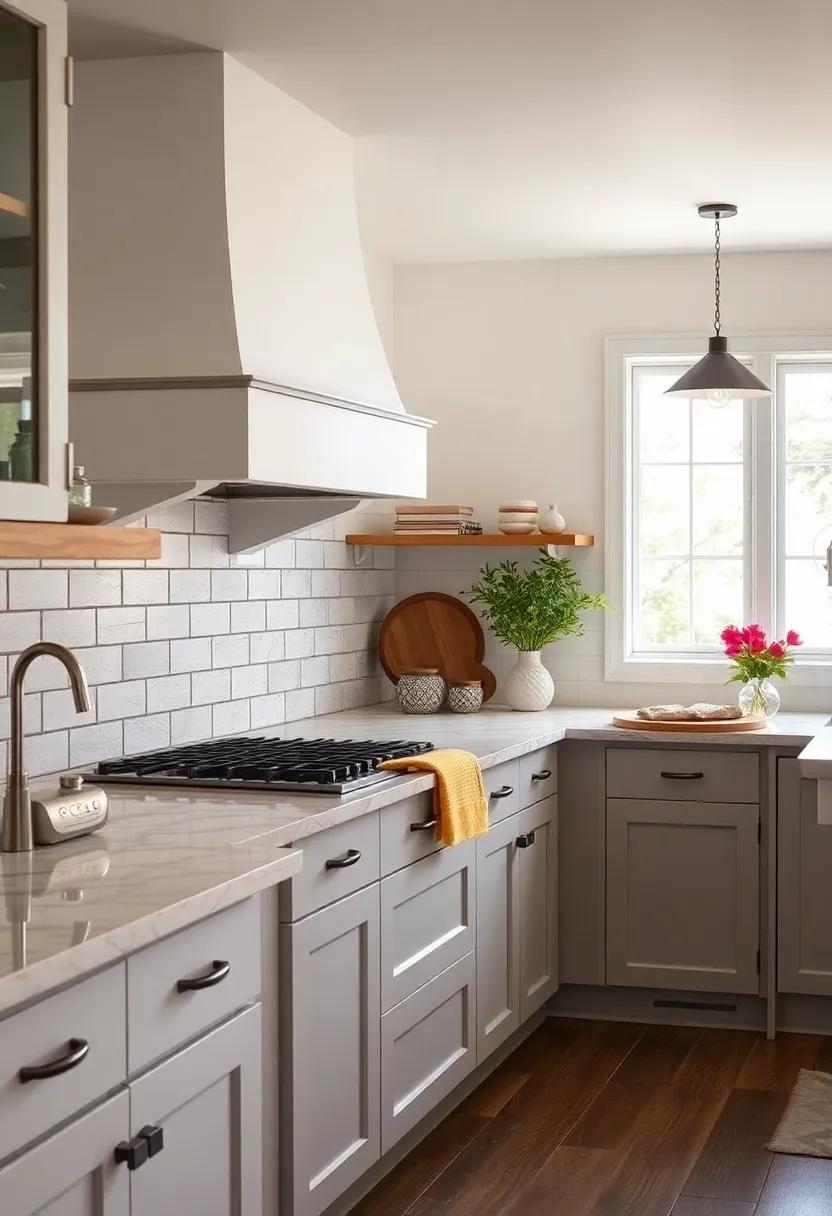 Incorporate a matte finish on your subway tiles for a unique and sophisticated contrast against glossy countertops