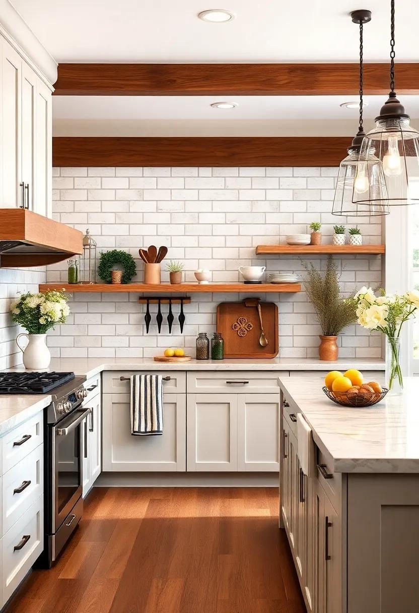 Use transitional subway tiles with a slight bevel to add depth and interest without straying from classic lines