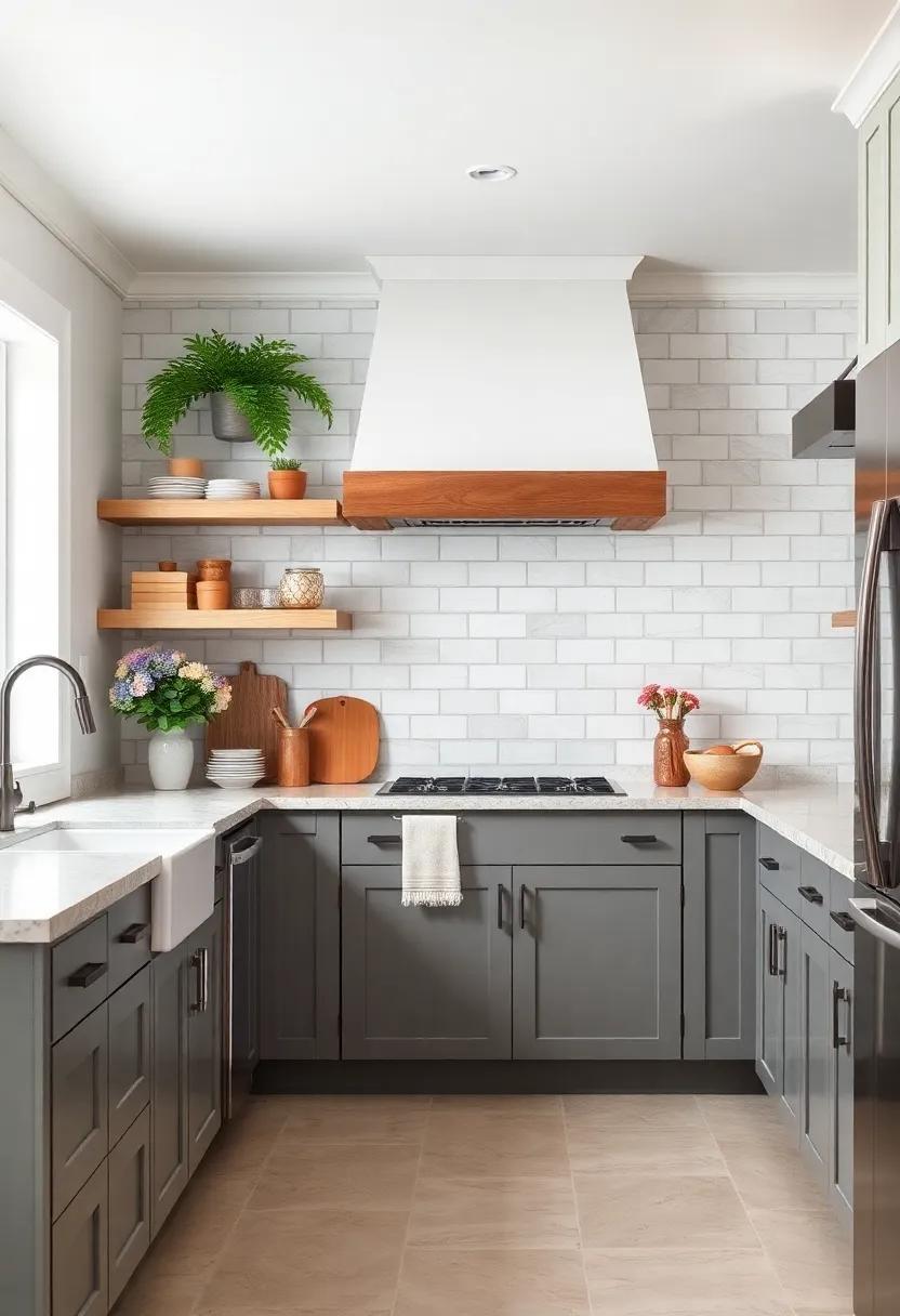 Coordinate your subway tile color palette with the hues found in your cabinetry for a harmonious and balanced look
