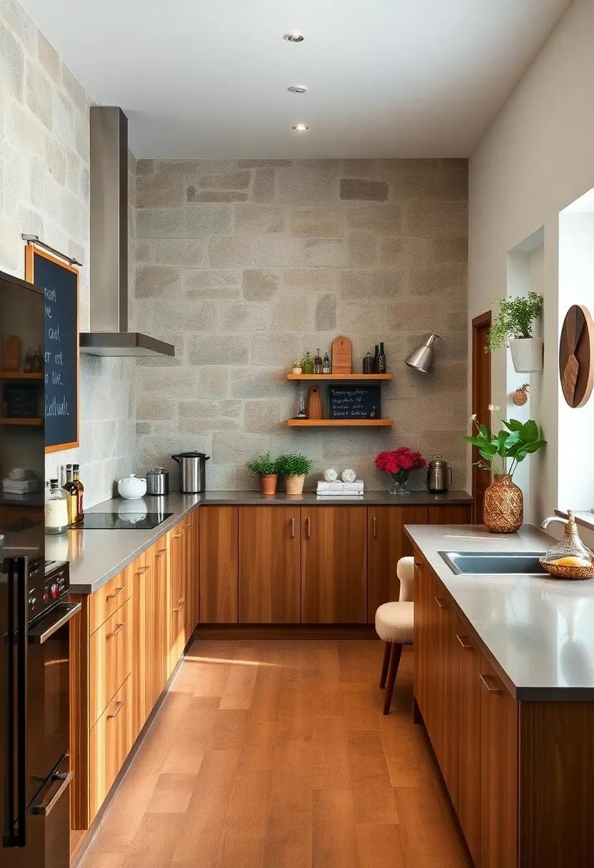 Create a Message Board: Dedicate a wall for a chalkboard or corkboard where you can jot down recipes or reminders