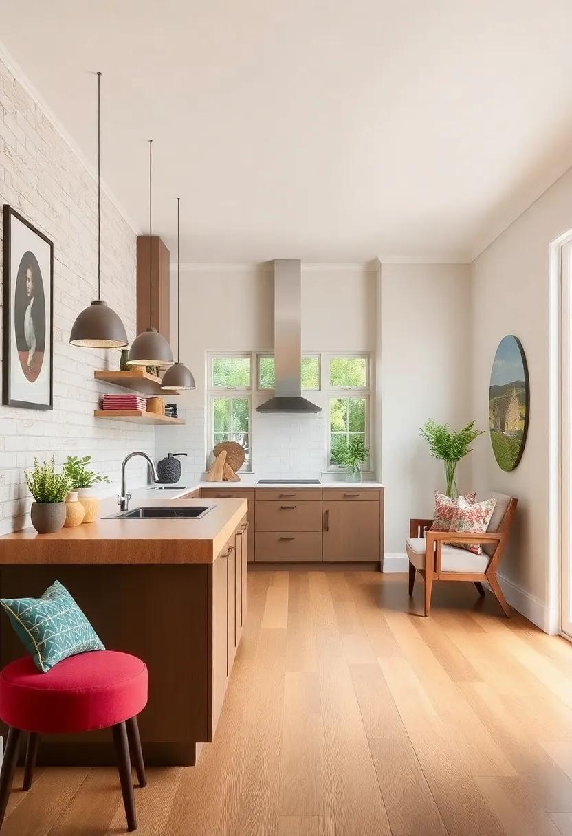 Focus on Functional Flooring: Choose durable and easy-to-clean flooring materials that can withstand the hustle of daily cooking