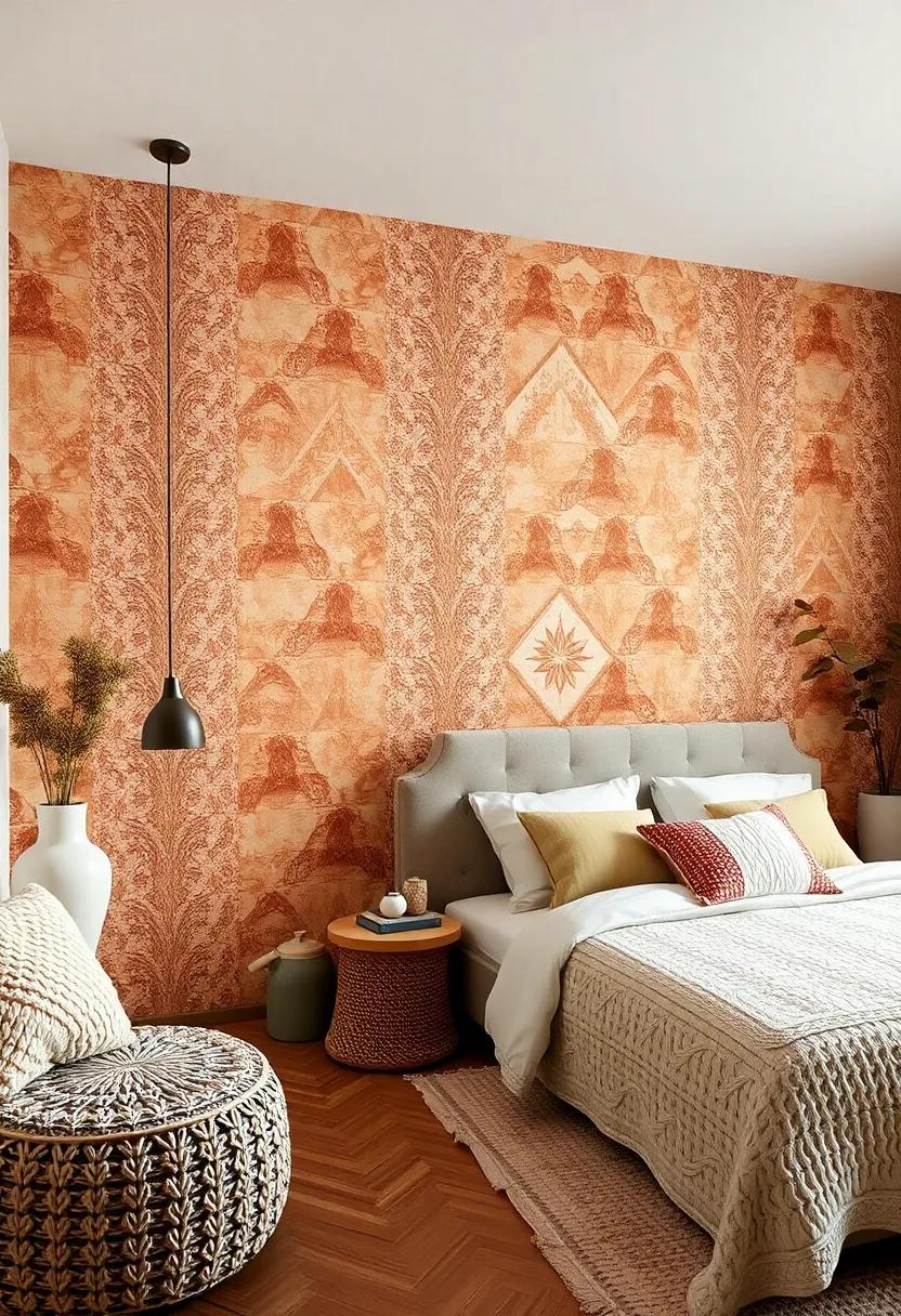 cozy⁣ Knitted Patterns: Faux knit designs merge comfort and style, reminiscent of cozy winter nights, perfect for wrapping your room ‌in ⁣warmth