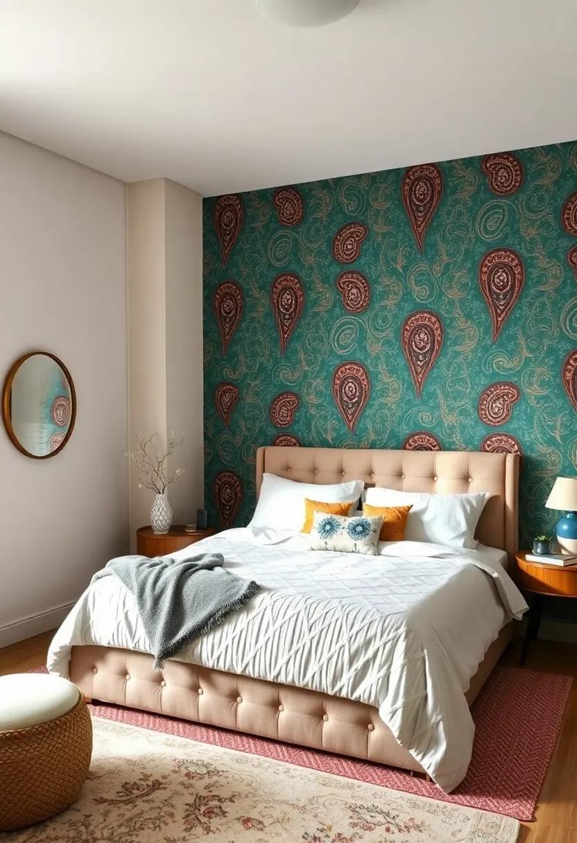 Timeless paisley swirls: classic ​paisley patterns in​ rich colors evoke a⁢ vintage elegance,⁢ perfect for a sophisticated bohemian touch