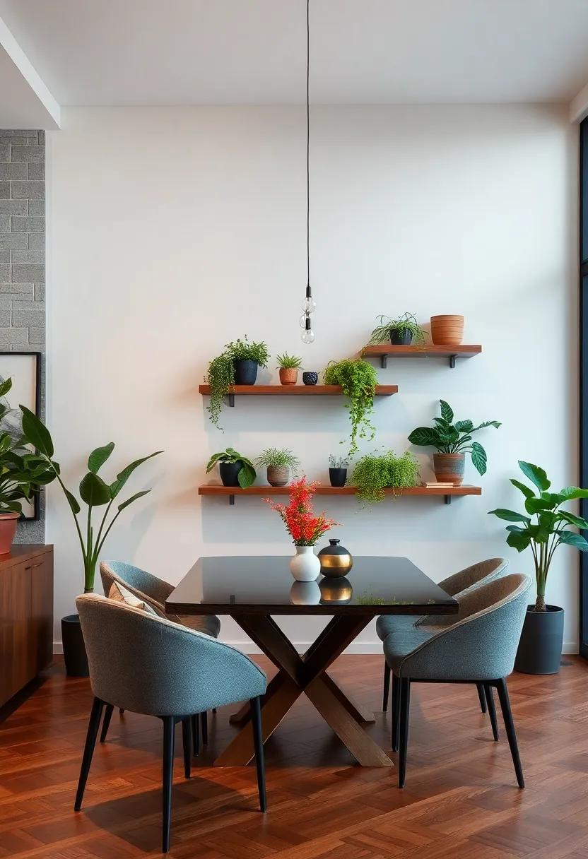 Floating Shelves: Install floating ⁢shelves to display trailing plants,‌ creating a cascading green effect that draws the⁢ eye