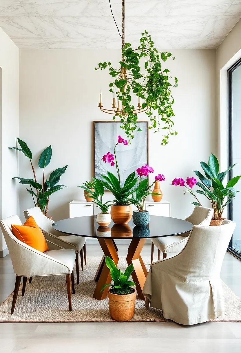 Incorporate​ Seasonal Plants: Rotate your plants based on the seasons, like pumpkin spice arrangements ‍for fall or blooming orchids for spring