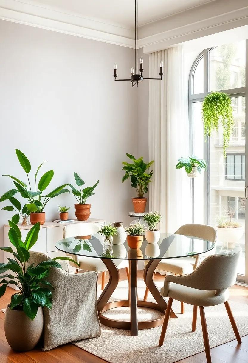 Use Plant Caddies: Opt for movable plant​ caddies that allow you to reposition your plants based on sunlight and your dining room setup