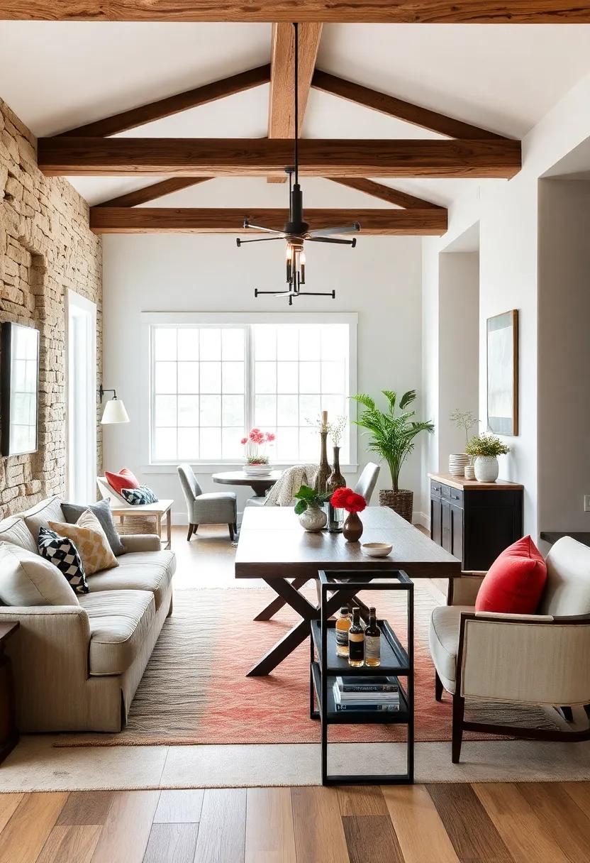 Hosting Space: Design an area for hosting gatherings, complete with a bar cart or drink station that adds flair and functionality for entertaining guests