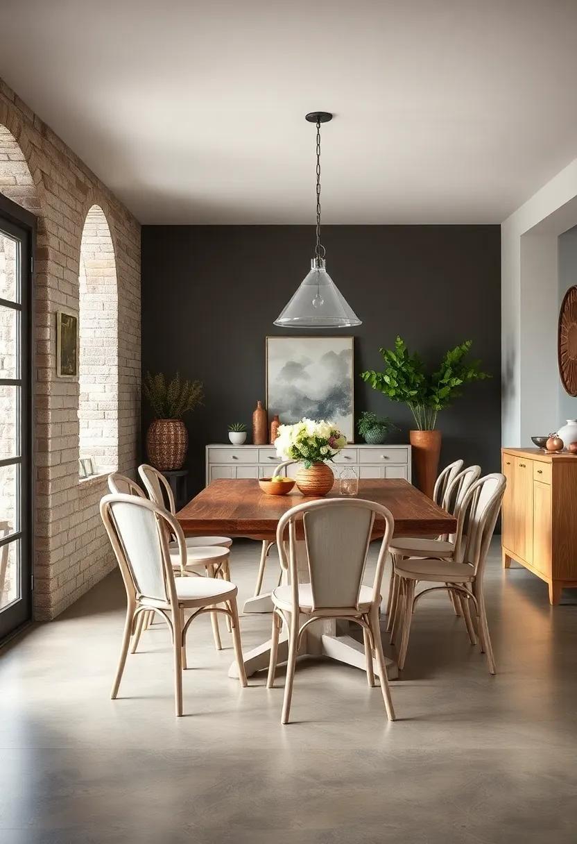 Vintage Bistro chairs: Introduce a mix of vintage bistro chairs to create an eclectic yet charming dining setup that reflects your unique style