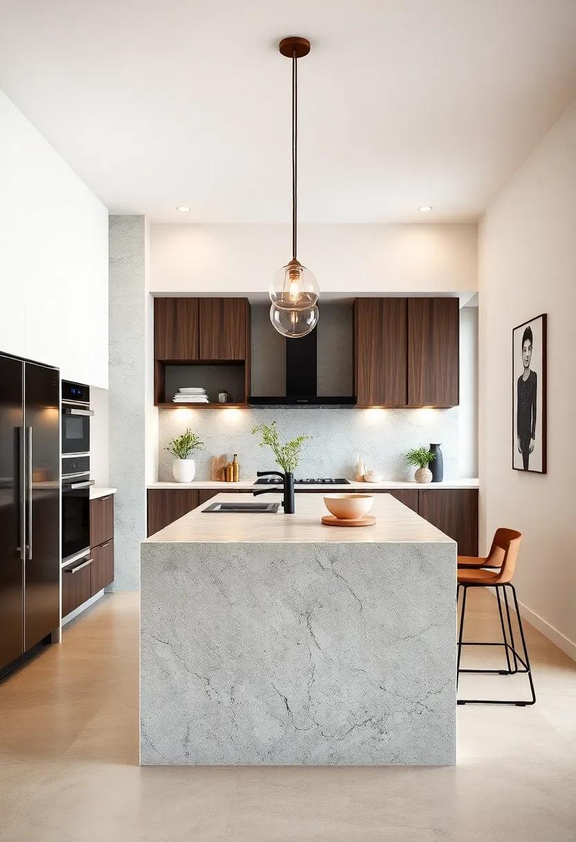 Pendant Paradise: An elegant‌ narrow island complete with ​pendant lighting above,providing ⁣both ‍task lighting and‍ a stylish focal point ‍in your kitchen
