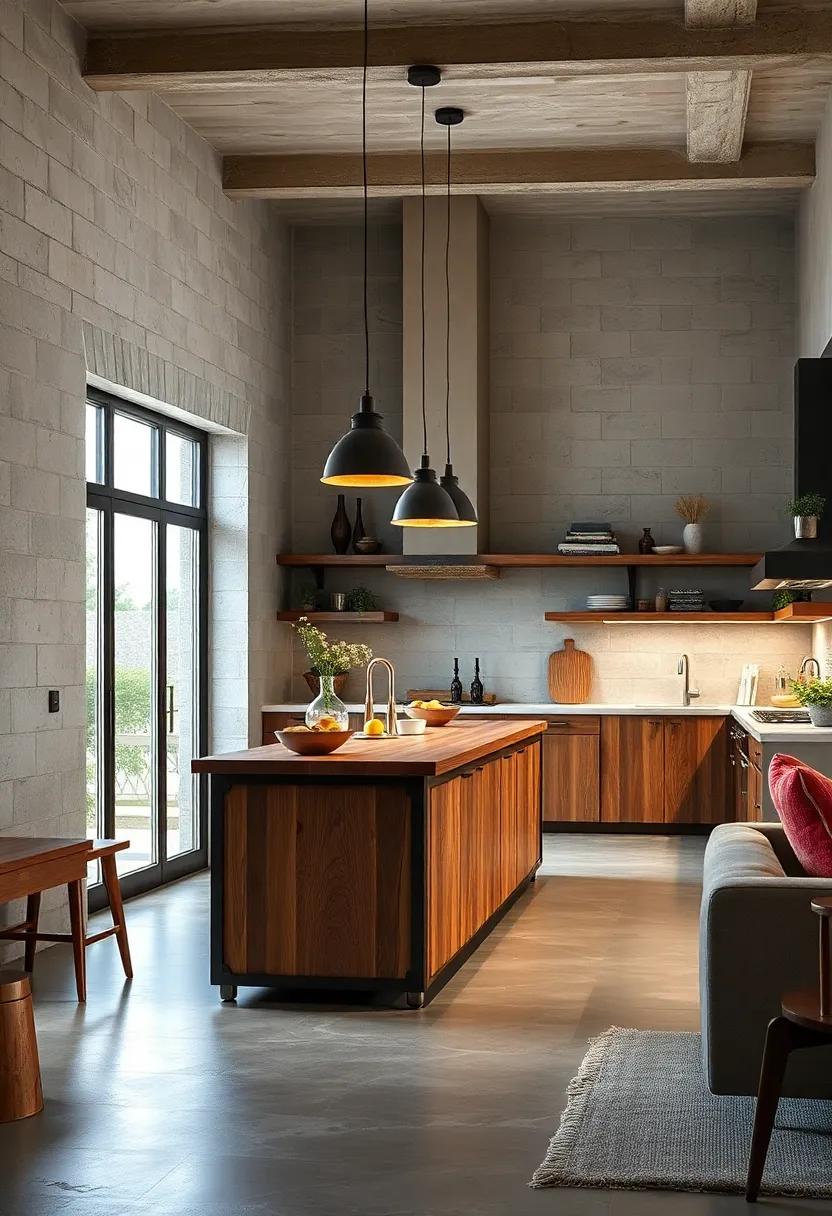 Rustic Industrial fusion: ⁢This island combines rustic⁢ wood and industrial ​metal⁣ elements, crafting a unique piece that fits both rustic and modern aesthetics while‌ providing ample space