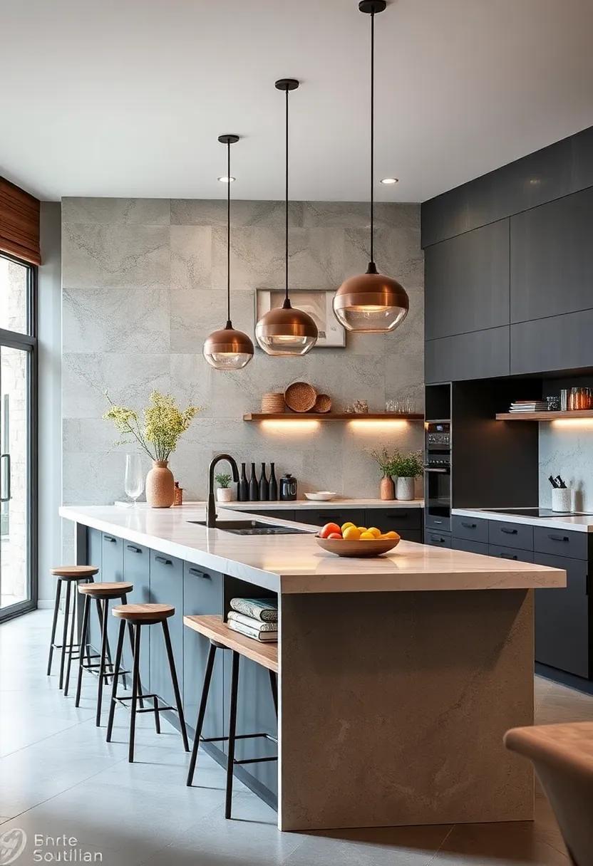 Urban Utility: A narrow island designed for⁤ the city dweller, ‍featuring urban-inspired finishes and practical storage ​solutions perfect ⁤for ‍compact kitchens