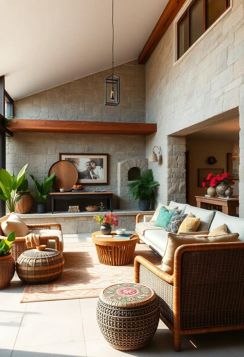 Embrace Natural ⁤Textures: Incorporate wood, ‌stone, and wicker to create ‍a⁤ warm, inviting atmosphere that mirrors the ‌beauty of the outdoors