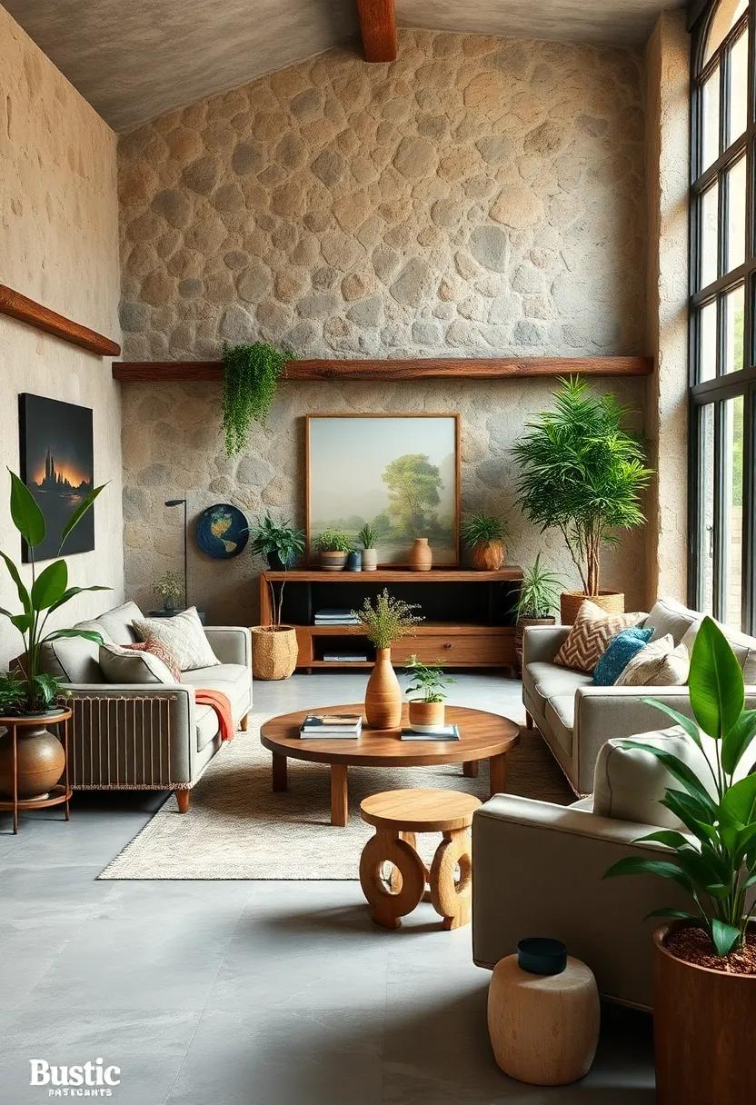 Add Botanical Accents: Use potted ‌plants or herbal arrangements throughout the living room to introduce greenery, enhancing the connection to nature