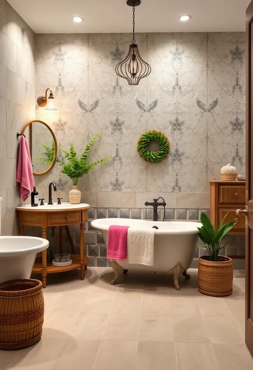 Painted furniture: Use chalk paint on furniture pieces for a distressed effect that captures the spirit of vintage decor