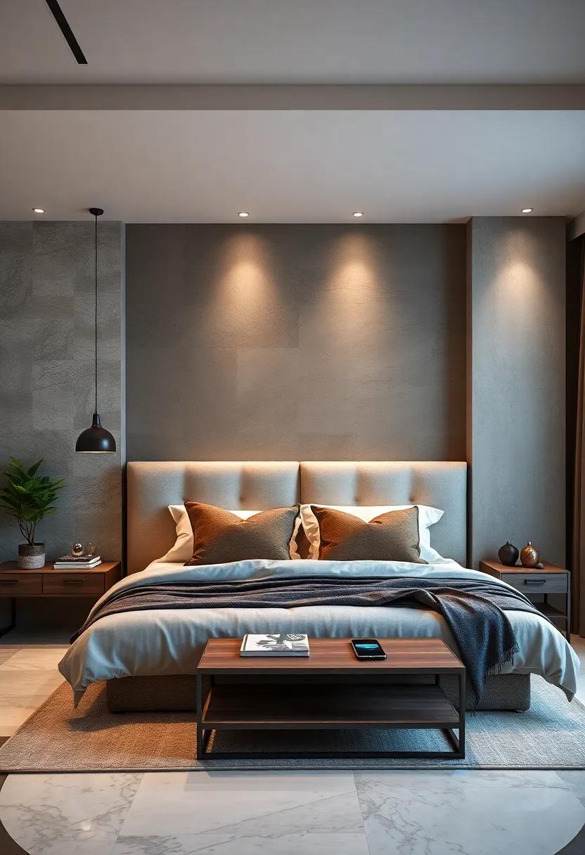 Geometric Shapes: Delve into contemporary designs that play with shapes and angles, seamlessly incorporating charging stations into their structure