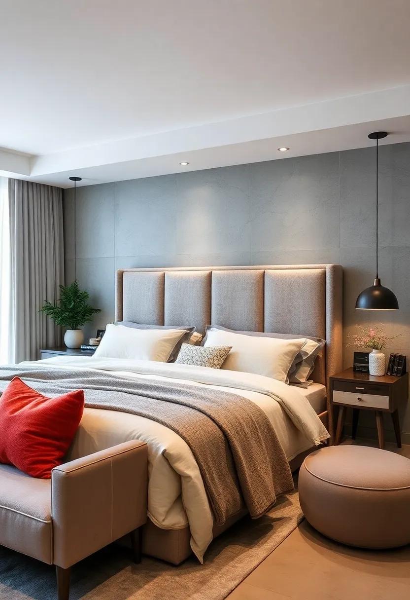 Maritime Touches: Channel coastal vibes with a nautical-inspired headboard featuring integrated power sources for an oceanic escape