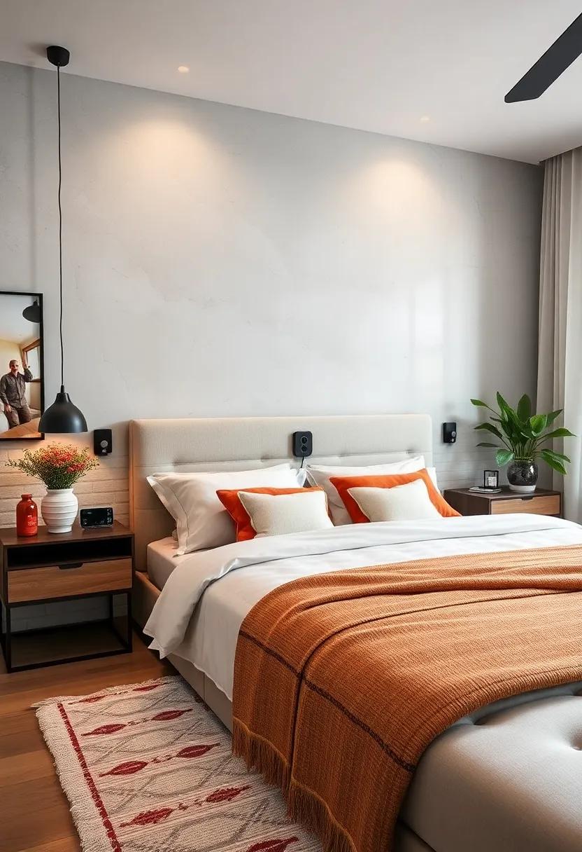 Vintage Inspiration: Capture nostalgia with retro-inspired headboards that offer modern conveniences like hidden chargers without sacrificing charm