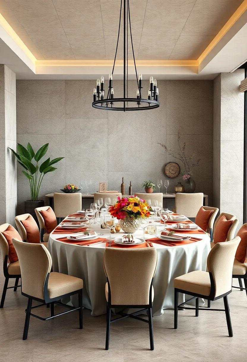 Artistic Expression: Showcase your creativity by featuring handcrafted tableware, avant-garde centerpieces, and unique decorative accents