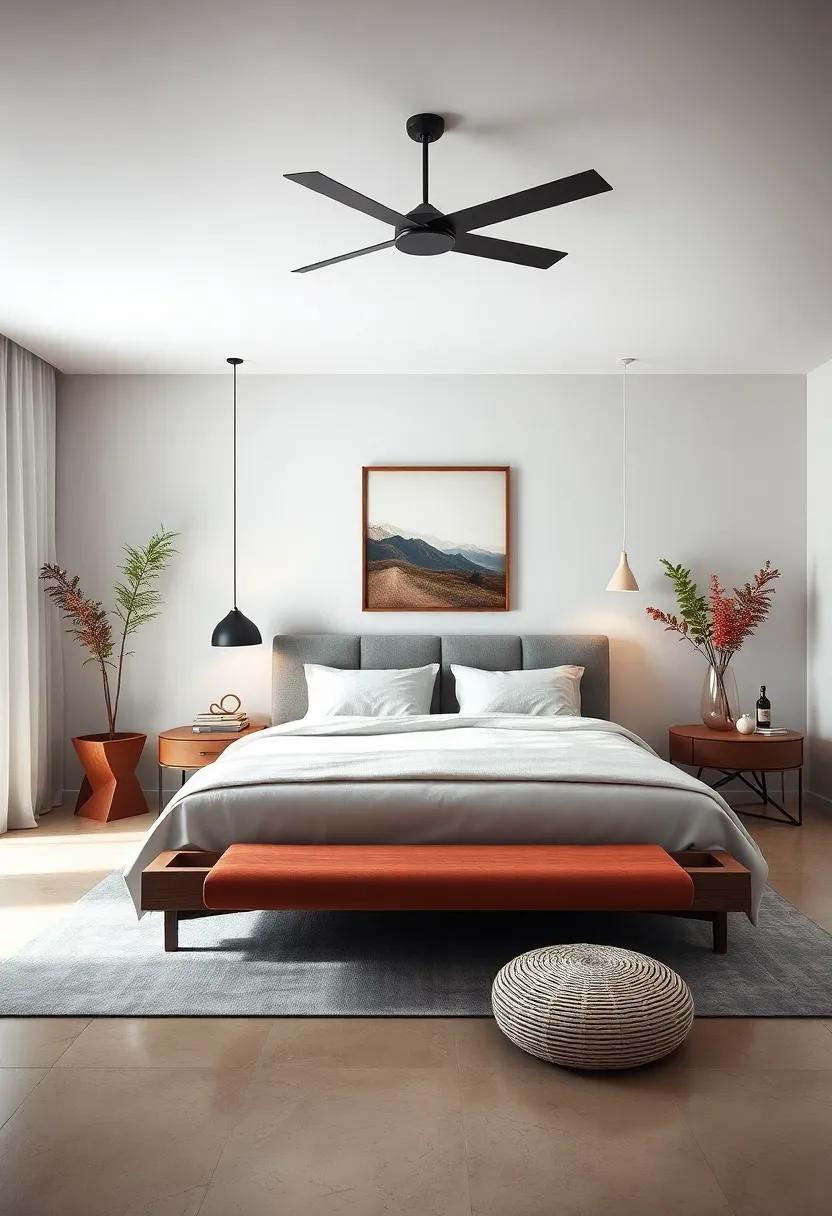 Create a Focal ​Point: ‌Design around ‌a central feature, such as a unique bed frame or ​a beautiful‌ piece of art, to guide the eye‌ naturally