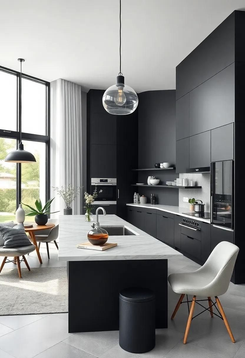 Monochromatic Palette: Stick to a cohesive color scheme with varying shades of black,gray,and white for a sophisticated look