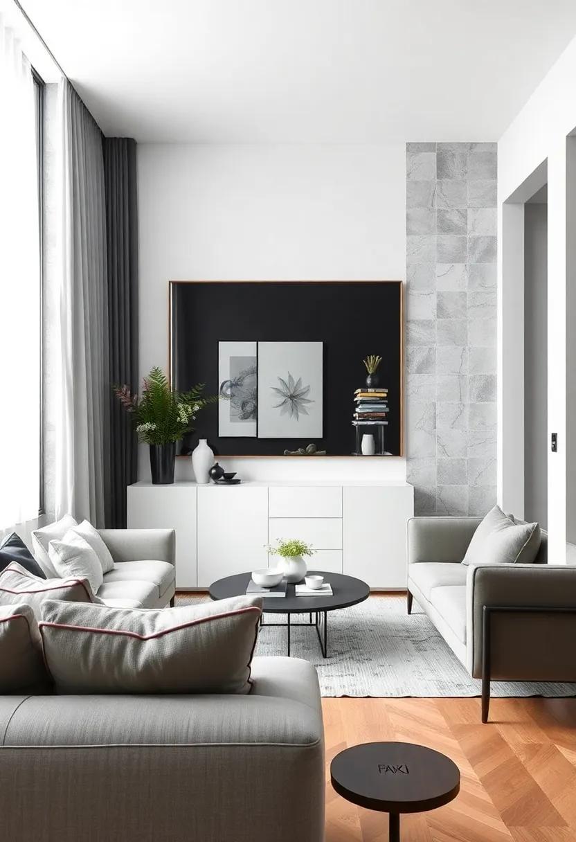 Mirrors for Depth: Incorporate mirrors framed in your monochrome color to bounce light and visually expand the space