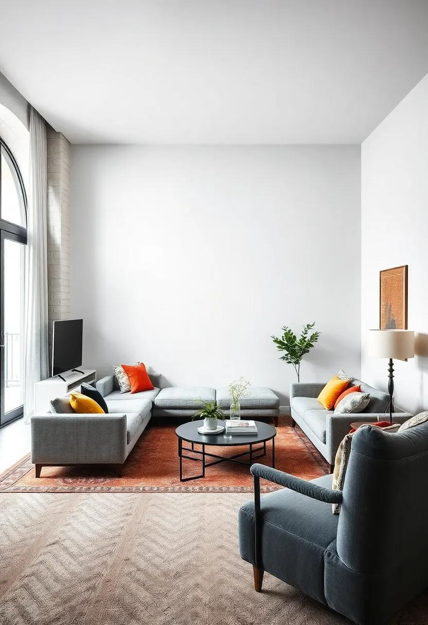 Wall-to-Wall Carpeting: If appropriate, opt for a carpet in your monochrome color to unify the room from floor to ceiling