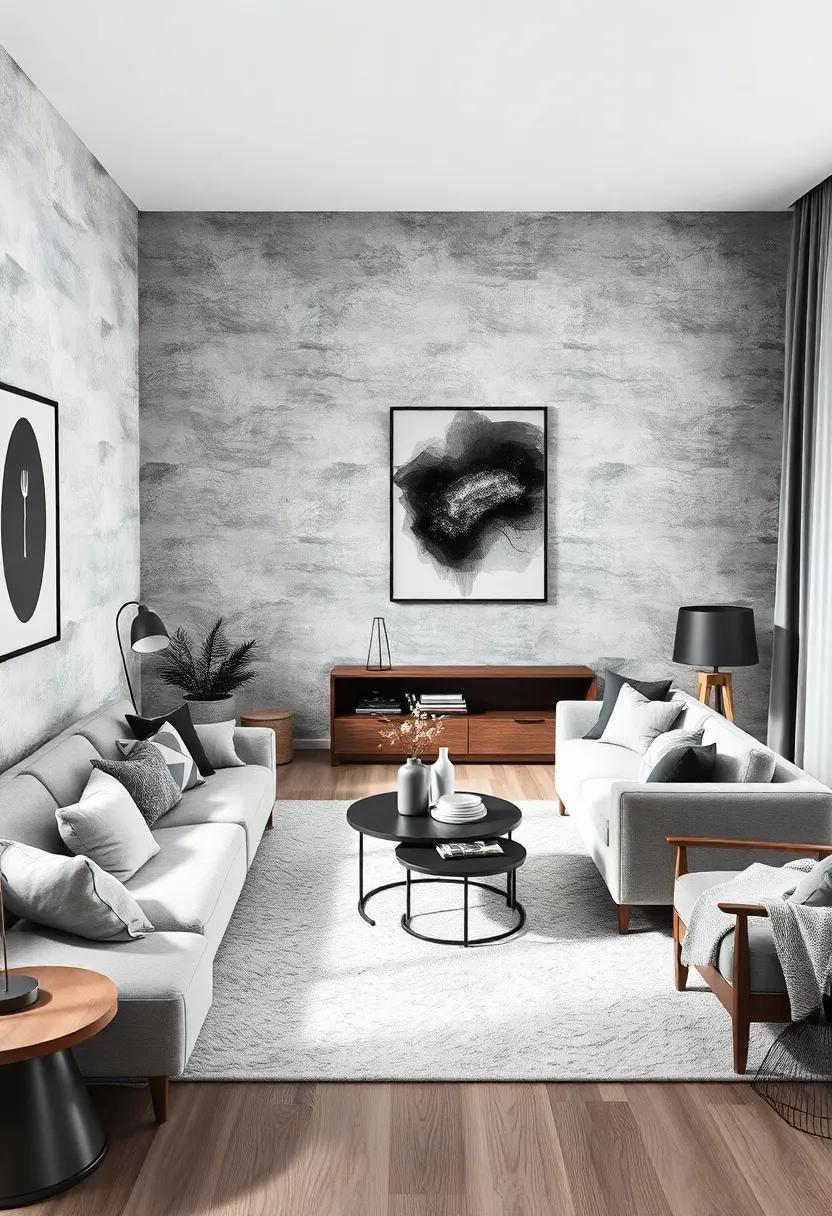 Artistic Flair: Hang up monochrome art pieces or prints that enhance the color scheme and provide focal points in the room