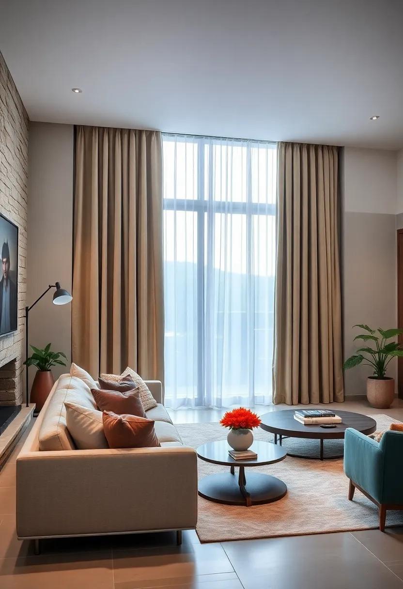 Elegant Velvet Drapes: Indulge in luxe velvet curtains that introduce a touch of sophistication, perfect for dressing up minimalist spaces