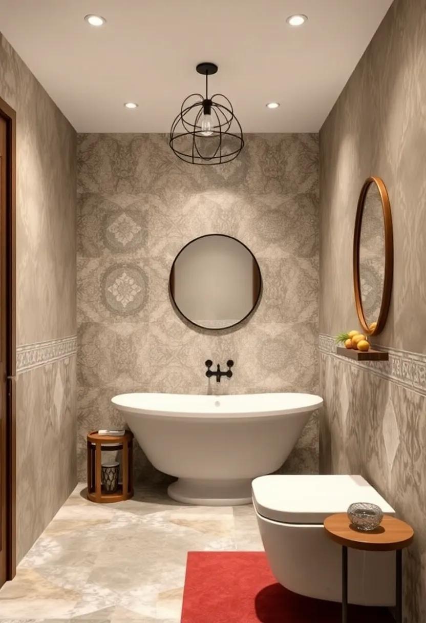 Vintage Flair: Embrace retro-inspired tiles with intricate designs, bringing nostalgia‍ into‍ your ⁣small bathroom while⁢ adding a touch of charm