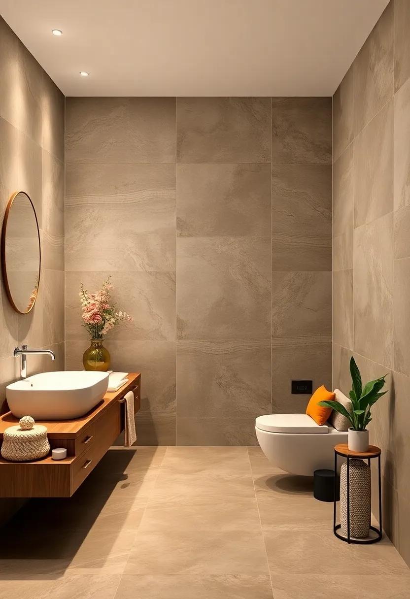 Large Format Tiles: ⁣Choose oversized ‍tiles to minimize grout lines and create a seamless look that feels less cluttered