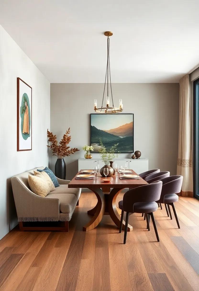 Enhanced lighting: The reflective quality of polished wooden floors can brighten your dining space,creating a lively and warm environment