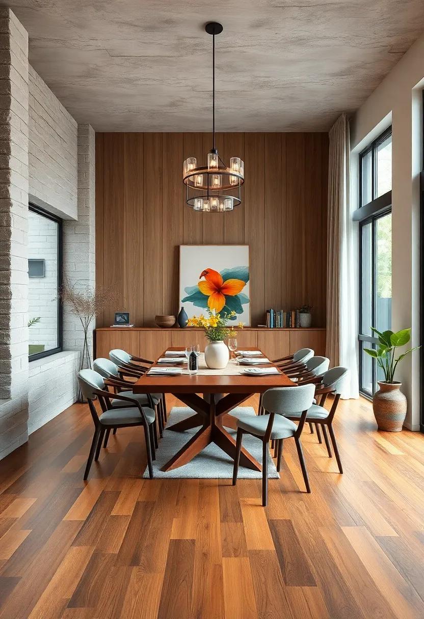 Family gatherings: The inviting nature of wooden floors makes them ideal for accommodating family gatherings, encouraging shared meals that foster connection