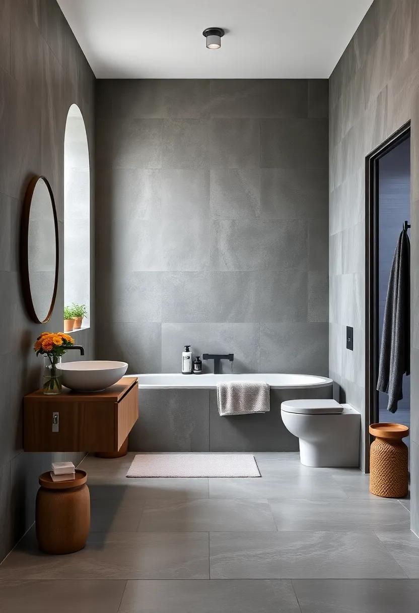 29 Inspiring Bathroom Decor Ideas with Stunning Gray Walls to Transform Your Space