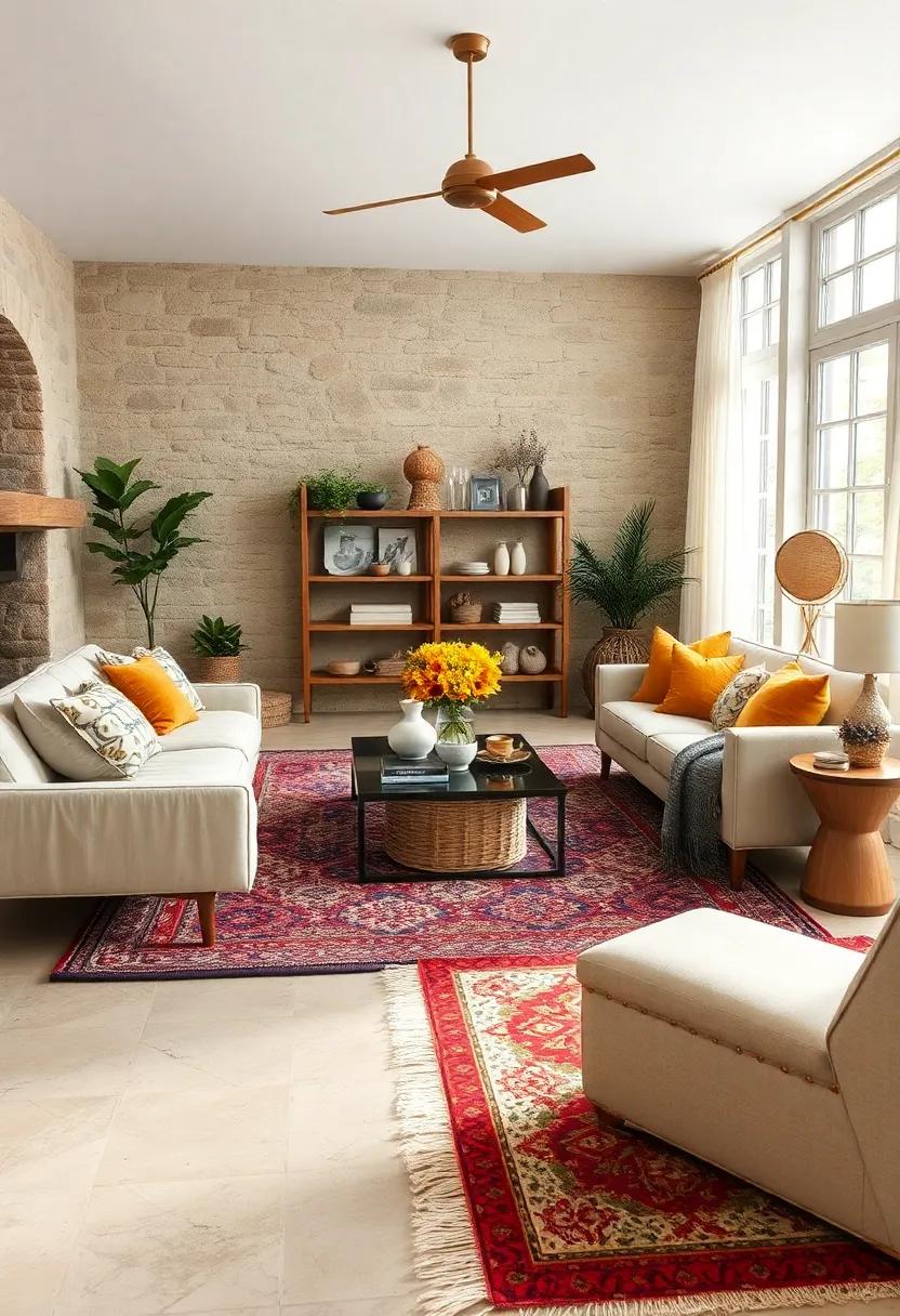 Seasonal Shifts: Switch your rugs seasonally, opting for warmer hues and heavier materials in the colder months, while lighter patterns can brighten summer