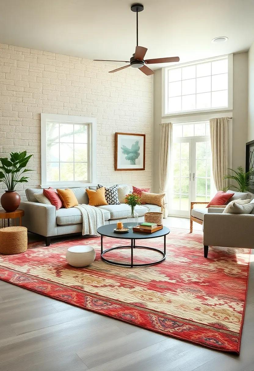 Multi-Functional Rugs: Choose a reversible rug to switch up your style at will, making it easy to refresh your space without a complete overhaul