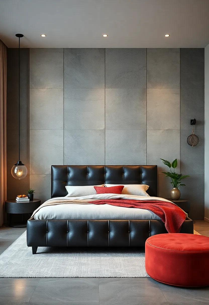 Luxe Leather: Elevate your sleeping area with a sumptuous leather bed frame that exudes sophistication and makes a bold statement