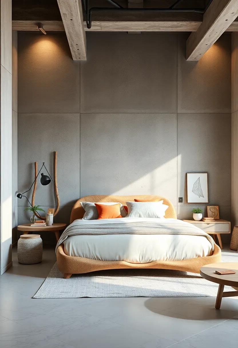 Nature Inspired: Opt for a bed frame that mimics organic shapes, incorporating elements like branches or curves that resonate with natural beauty