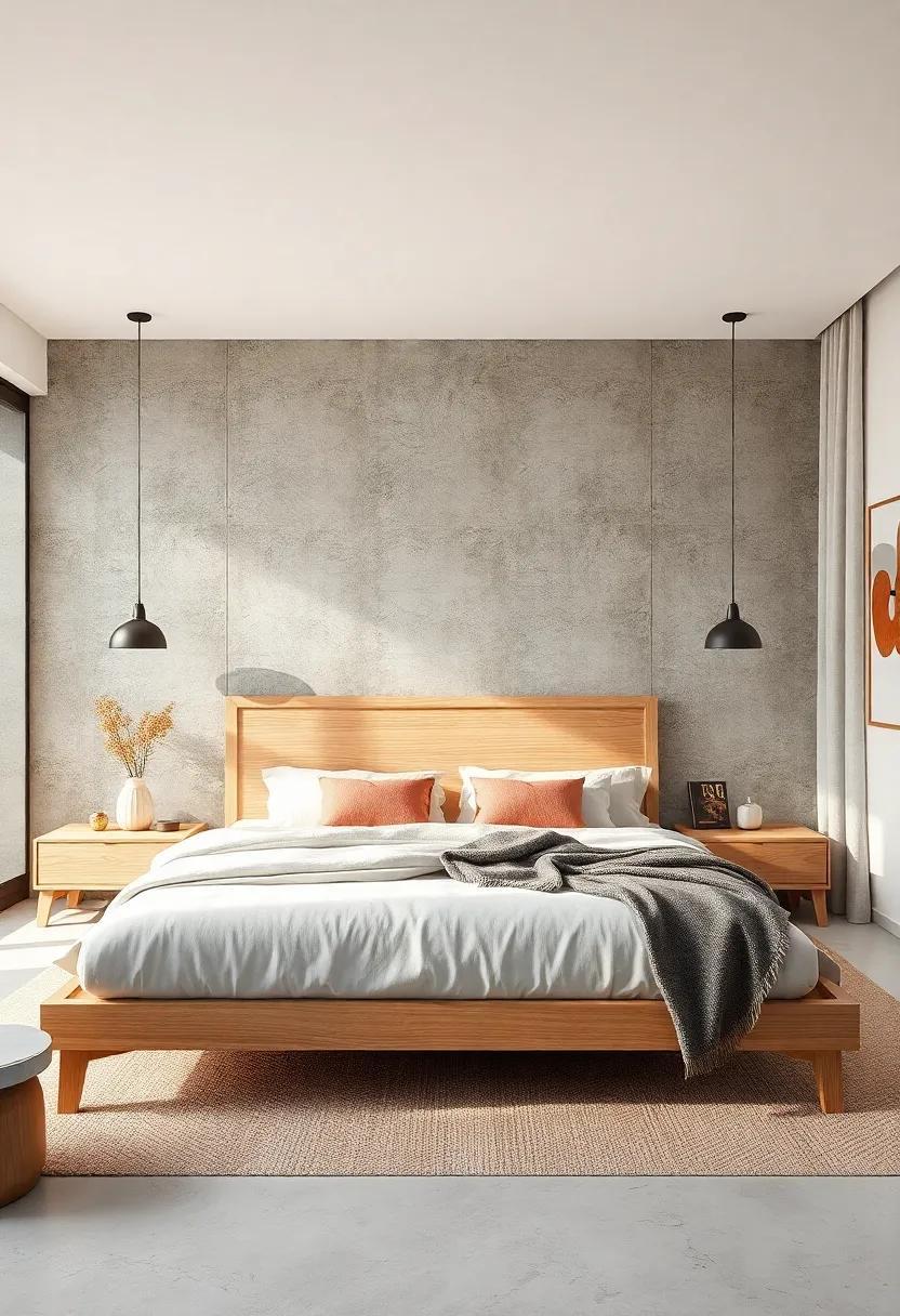 Scandinavian Simplicity: Capture the essence of Scandi design with a light wood bed frame that marries functionality with elegance, perfect for minimalist enthusiasts