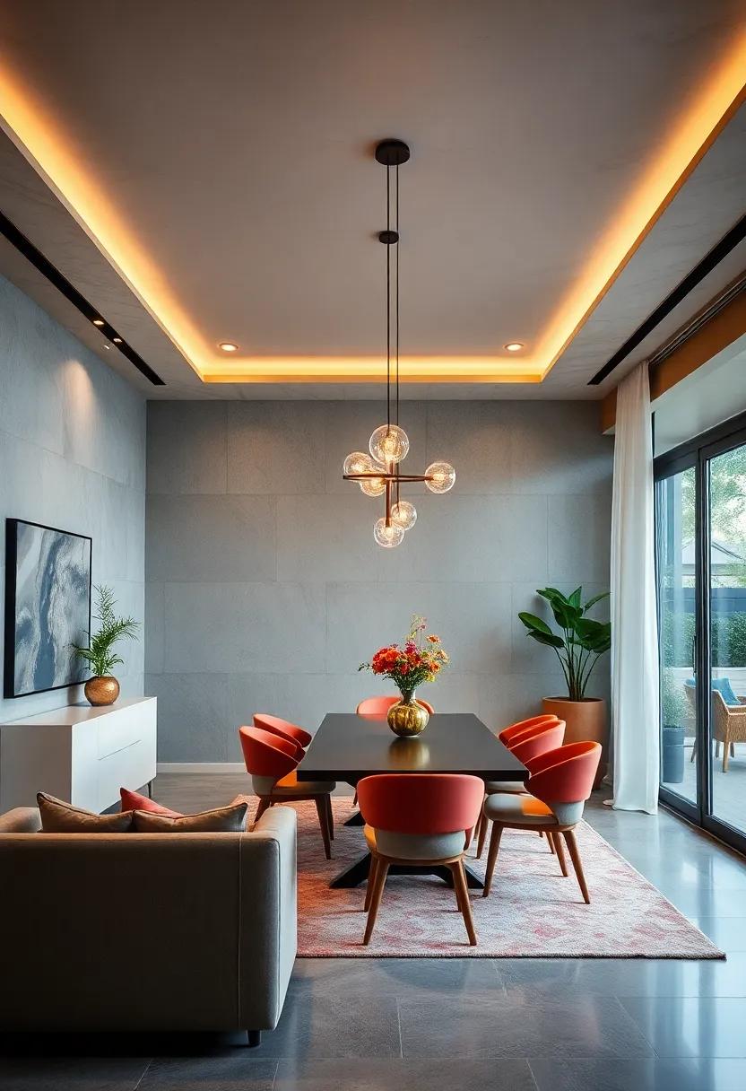 Eco-Friendly Choices: Explore sustainable lighting options that combine style and environmental consciousness for a modern dining room