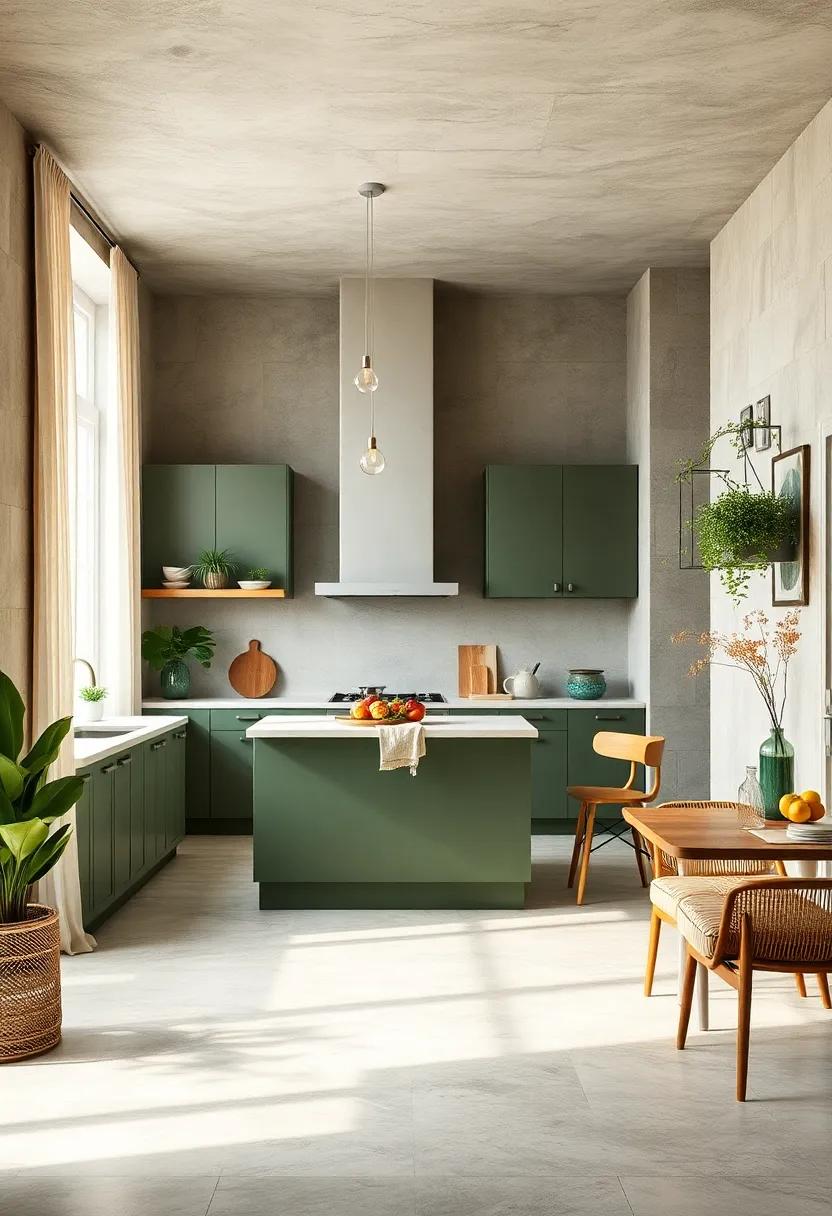 Natural Fiber Textiles: Incorporate textiles made from organic cotton or linen for curtains and table linens, complimenting your eco-friendly theme