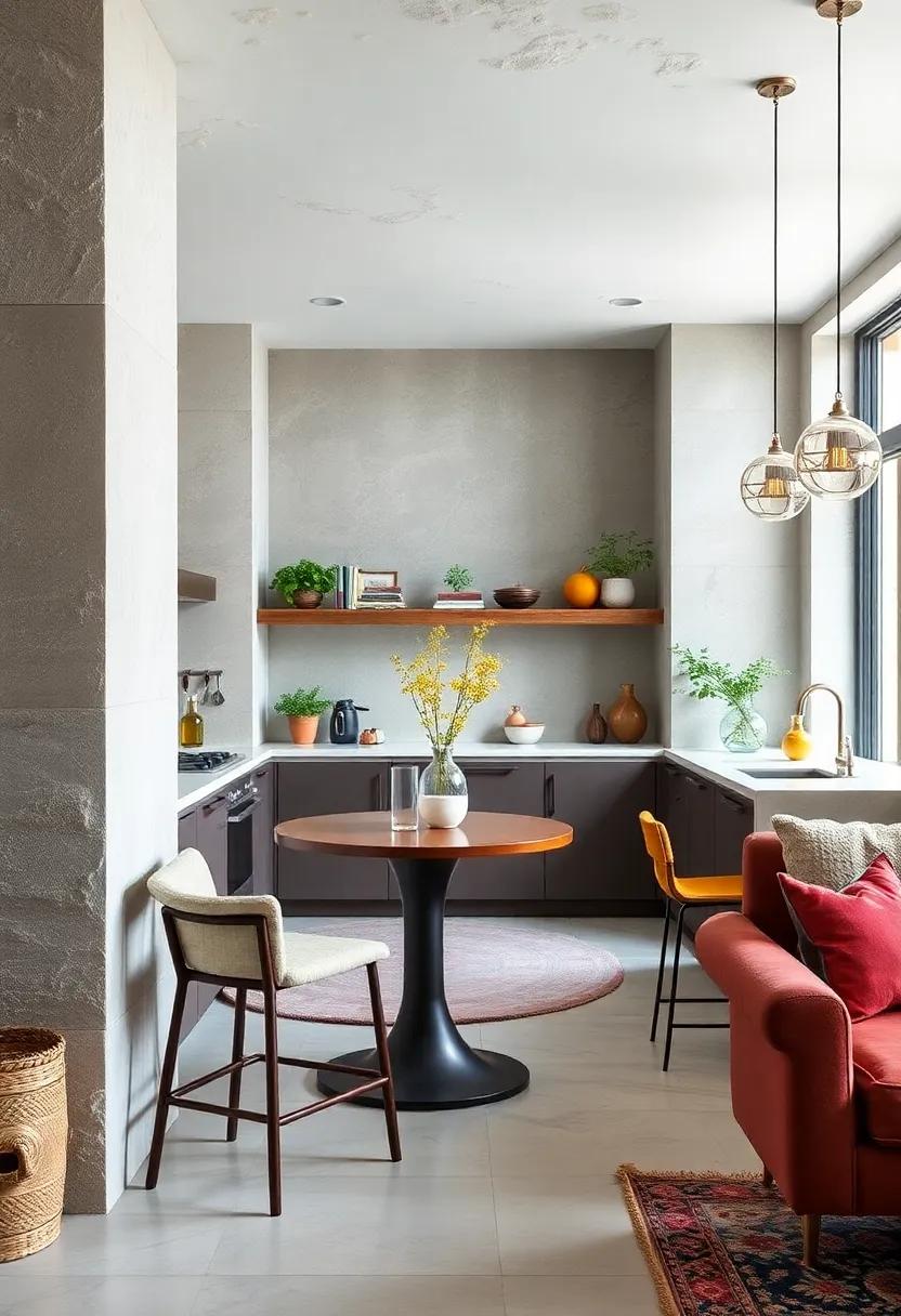 Sustainable Furniture: invest in eco-friendly barstools or dining chairs crafted from sustainable materials to complete your kitchen ensemble