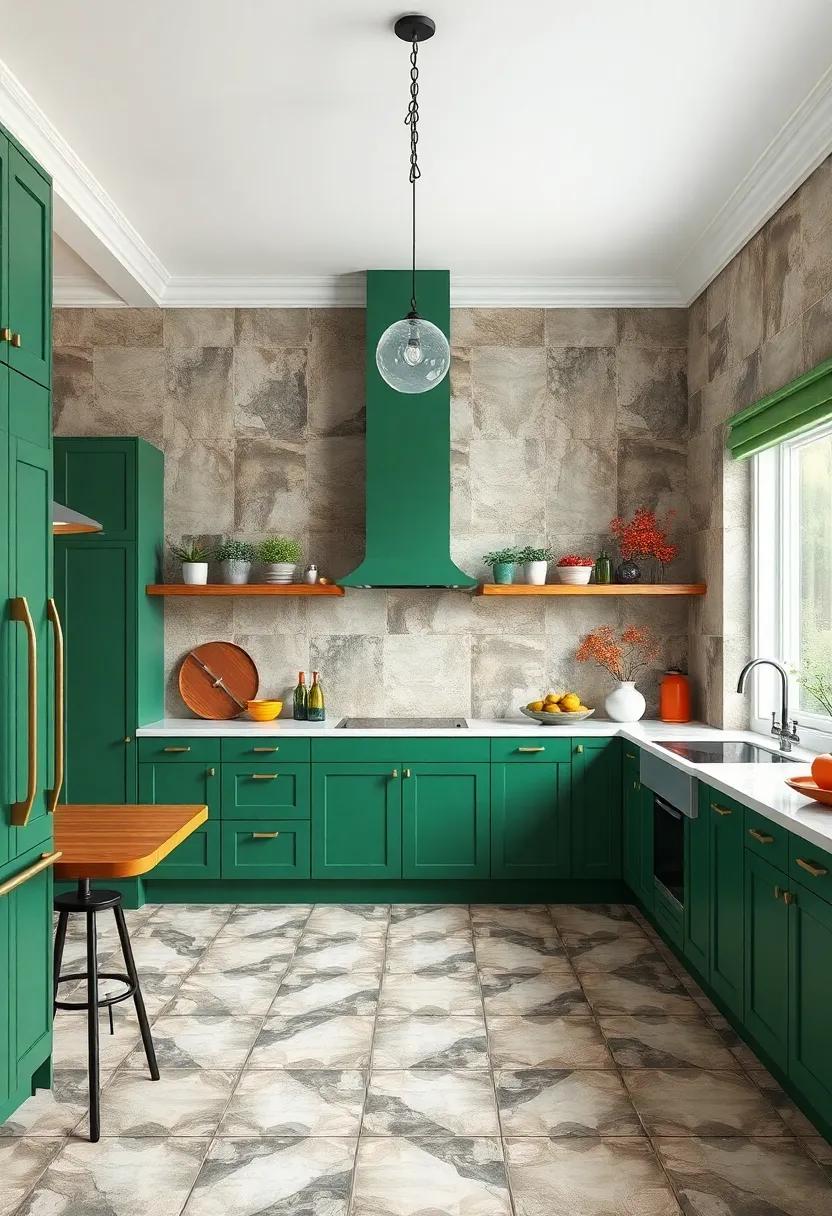 Vintage Tile Floors: Explore vintage tile patterns for your kitchen floor that infuse charm while being durable and easy to clean