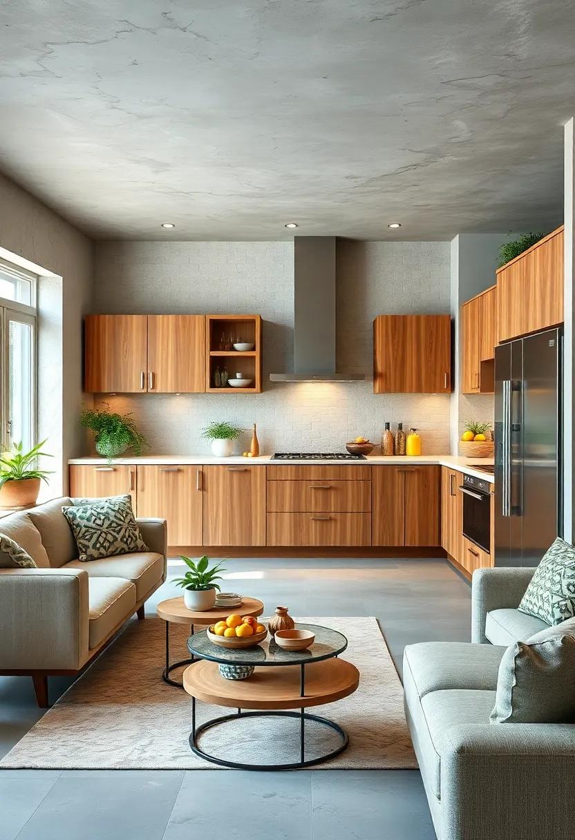 Warm Wood Finishes: Choose warm wood finishes for cabinetry to create a cozy and inviting ambiance reminiscent of a rustic cottage