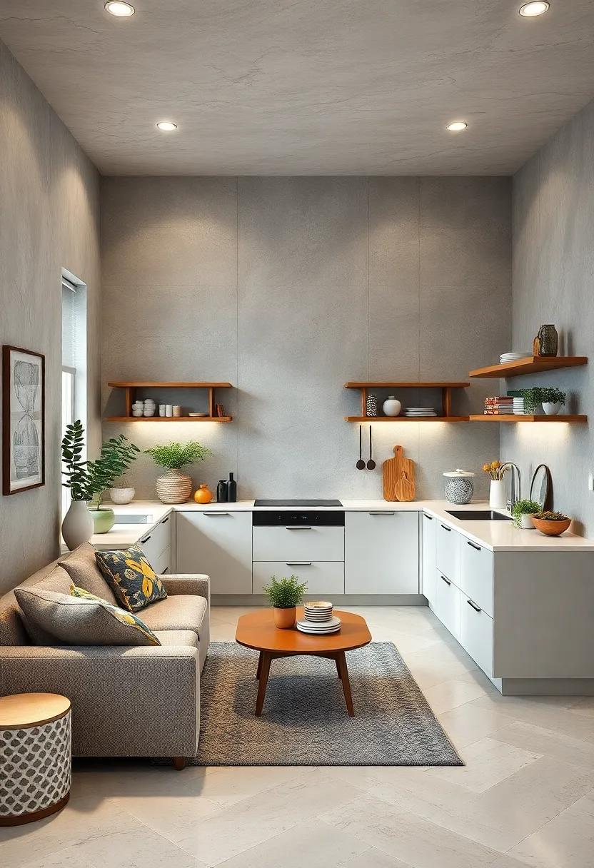 L-Shaped Luxury: Perfect for small to medium spaces, this layout provides ample room for movement while keeping everything within reach