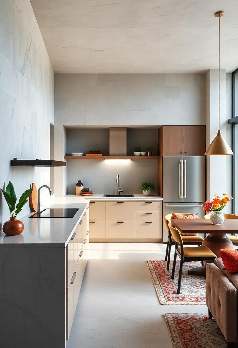 Understated Elegance: Focus on quality finishes and subtle design choices to achieve a sophisticated, timeless kitchen ambiance