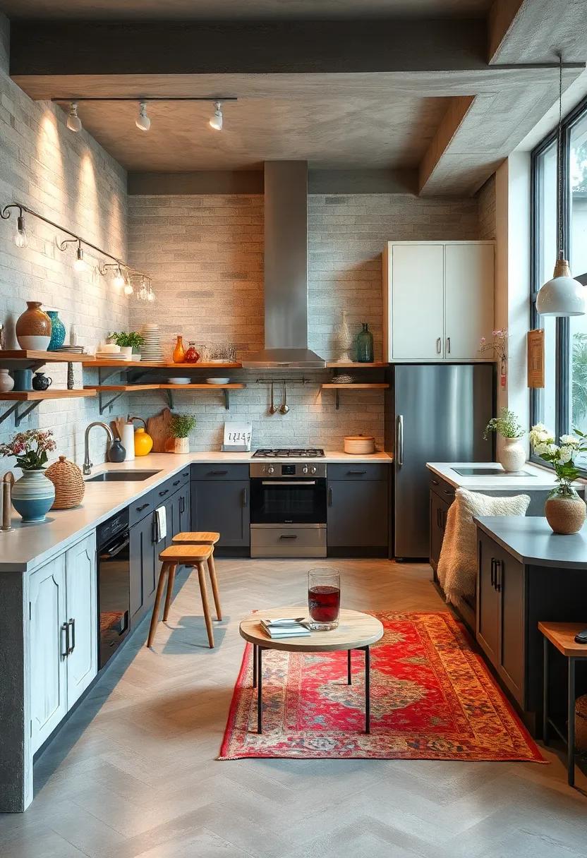 Vintage meets Modern: Mix antique elements with contemporary features to create a nostalgic yet functional kitchen