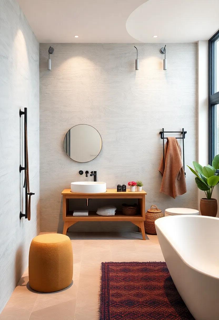 Functional Fixtures: Learn to incorporate⁤ functional wall​ fixtures,​ such⁤ as⁢ towel racks and hanging storage, that blend seamlessly with design