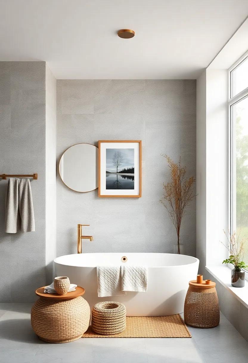 Personalized⁤ Touches: Celebrate individuality by incorporating personal touches, such ⁣as framed‌ family‌ photos ‍or handmade ⁣artwork, to make your bathroom truly yours